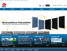 Tablet Screenshot of dmegcsolar.com